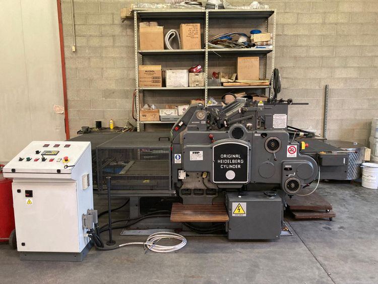 Heidelberg Cylinder with hot foil FTP