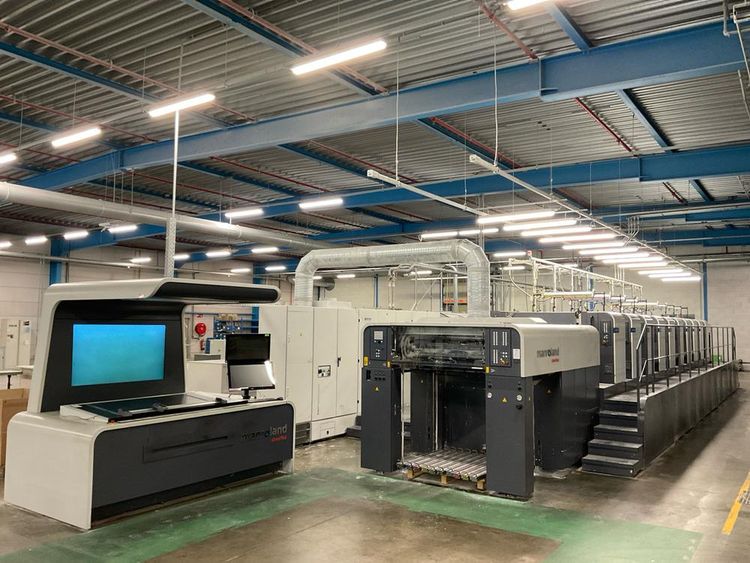 MAN Roland B700_B1 _510 Model R710 3B P 5/5 Total set up length approx. 17500 x 5000 x 2200 mm 10
