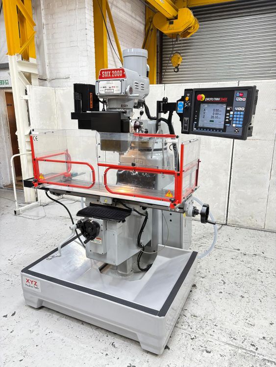 XYZ SMX 2000 3-Axis CNC Turret Milling Machine 4200 RPM