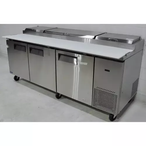 Turbo Air TPR-93SD-N, 3 Door Pizza Sandwich Prep Cooler