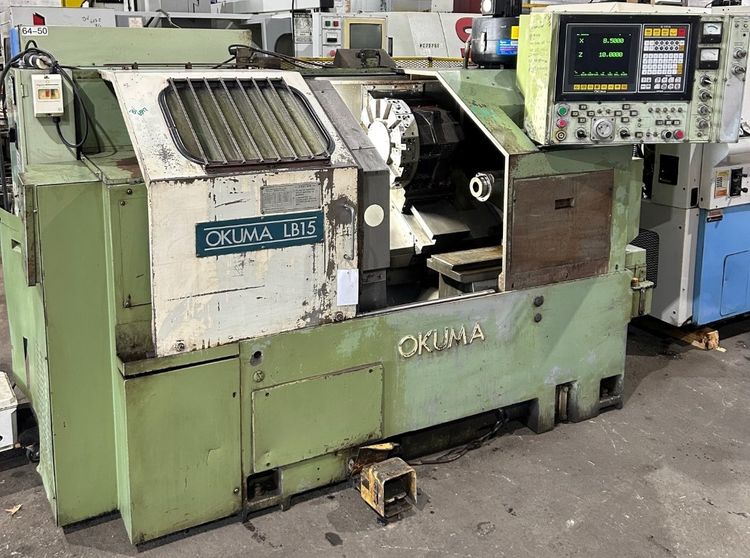 Okuma OSP-5000L control Variable Speed LB15 2 Axis