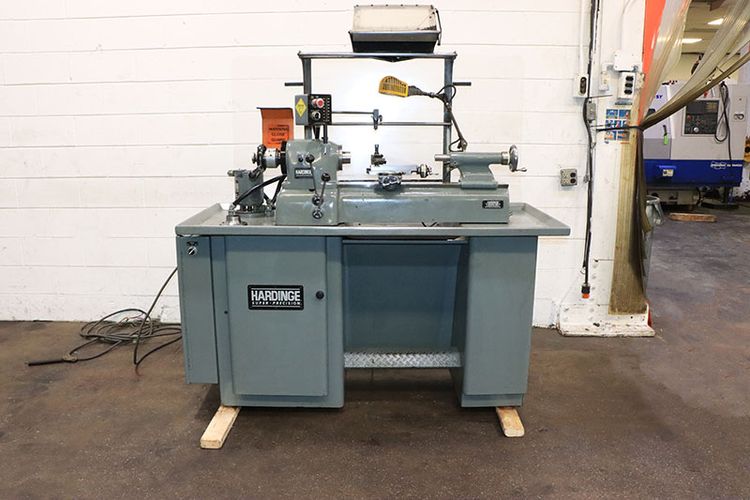 Hardinge Engine Lathe 3500 rpm DV59, 5C Collet, Compound & Tailstock, Vari-Speed