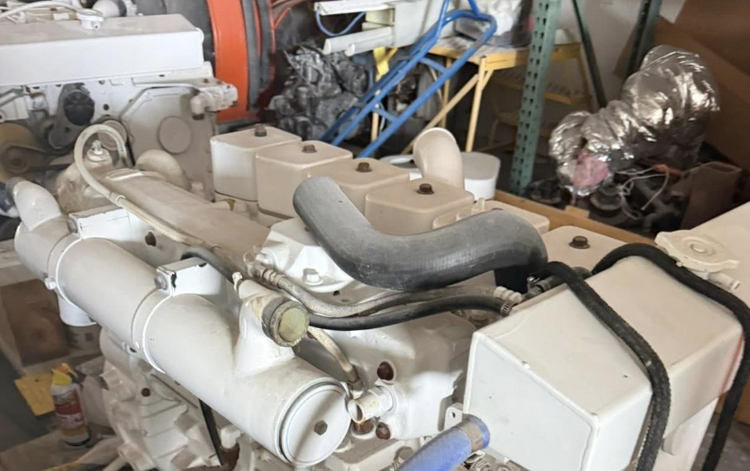 2 Cummins 6BTA Marine Engine 370 HP