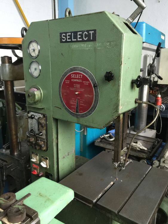 Select SB 4 Vert. Metal band saw Semi Automatic