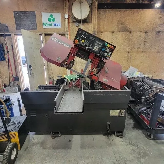 Amada HFA-250W Horizontal Band Saws PLC Control