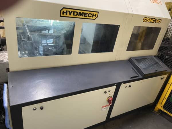 HydMech CSNC-80 Carbide Circular Saw CNC CONTROL Mitsubishi PLC Controller