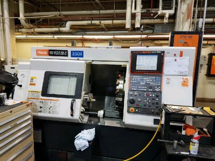 Mazak Mazatrol Matrix II 4000 RPM Quick Turn Nexus-250 II 2 Axis