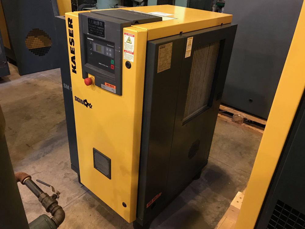 Kaeser Sm 10 Rotary Screw Air Compressor 42 Cfm 125 Psi 4707