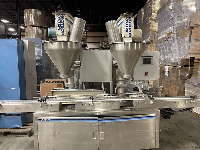 Mateer Dual Head Auger Filler