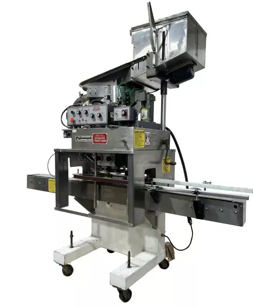 Kaps-All E-4 Automatic inline capper with caps sorter