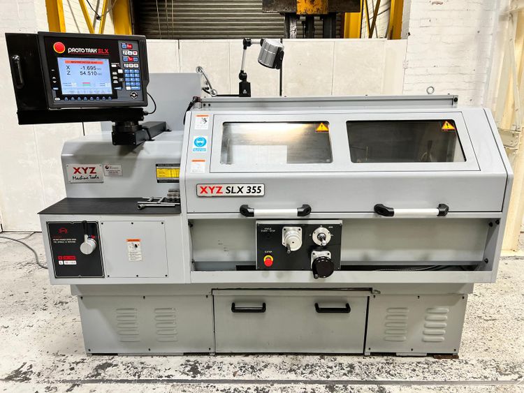 XYZ Control system PROTO TRAK SLX 4000rpm PROTURN SLX 355 X 1000MM CNC/MANUAL TEACH GAP BED CENTRE LATHE 2 Axis