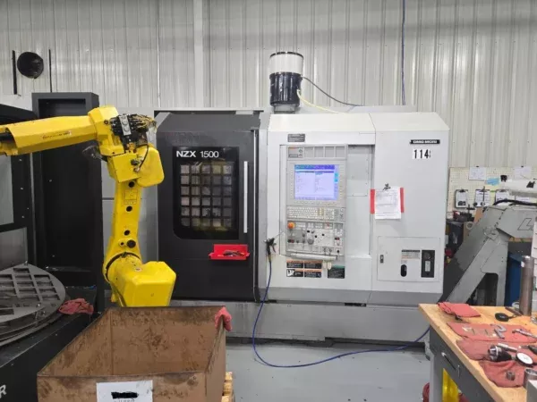 DMG CNC (F31i-A) 6,000 RPM MORI NZX1500/800S + Halter Robot Loader 2 Axis