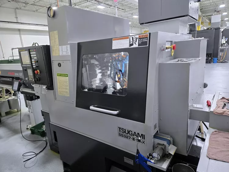 Tsugami Fanuc 31i 8,000 rpm SS327-III 5AX 8 Axis