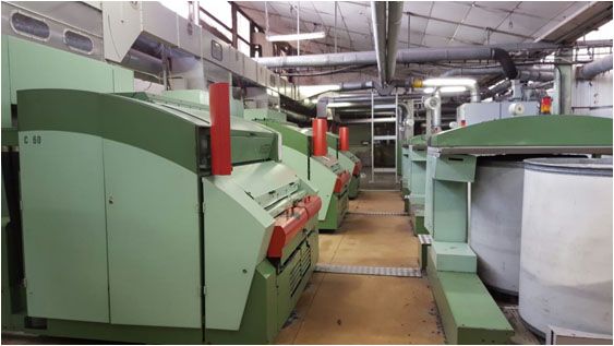 3 Rieter C 60H Carding machines