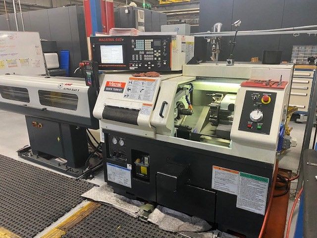 Mazak CNC Controls 7000 RPM QUICK TURN 6T CNC UNIVERSAL TURNING CENTER WITH BARFEED 2 Axis