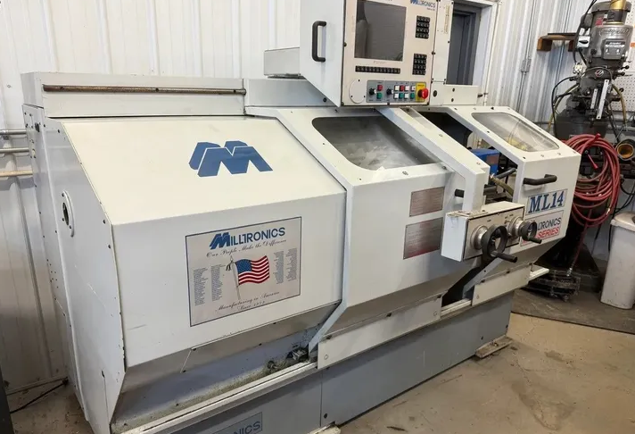 Milltronics CNC CONTROL 2,000 RPM ML14 CNC Lathe 2 Axis