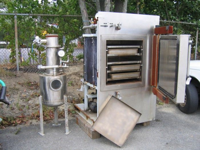 JVM Stainless steel tray dryer skid