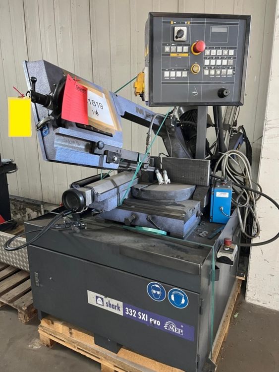 MEP Shark 332-1 SXI EVO Band Saw PLC control