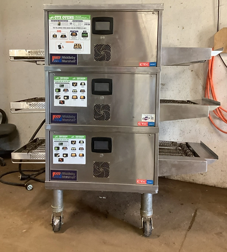 Marshall, Middleby DZ33T WOW2 Triple Stack Conveyor Pizza Oven