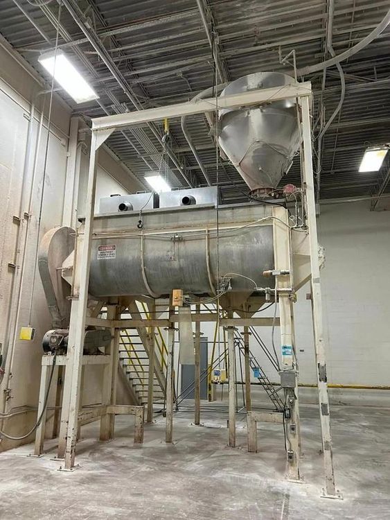 Stainless Steel 170 Cubic Feet Double Spiral Ribbon Blender