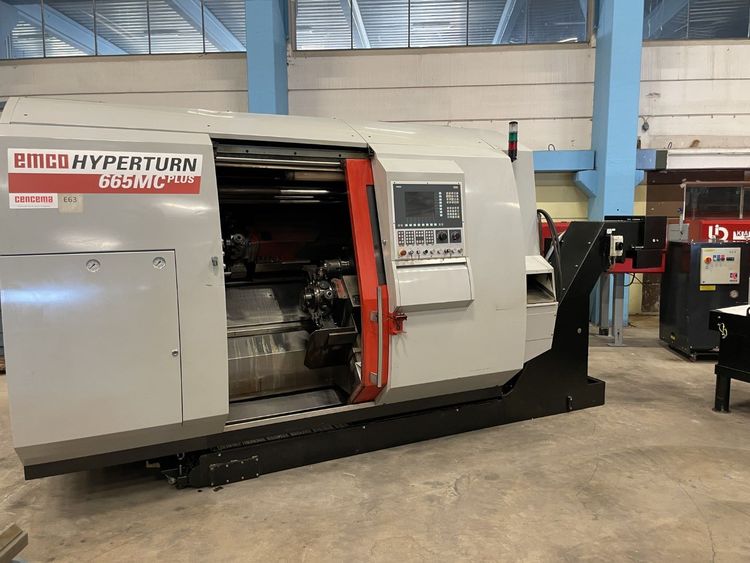 Emco HYPERTURN 665 Band Saw Semi Automatic