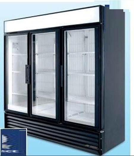 3 GLASS DOOR UPRIGHT DISPLAY FREEZER