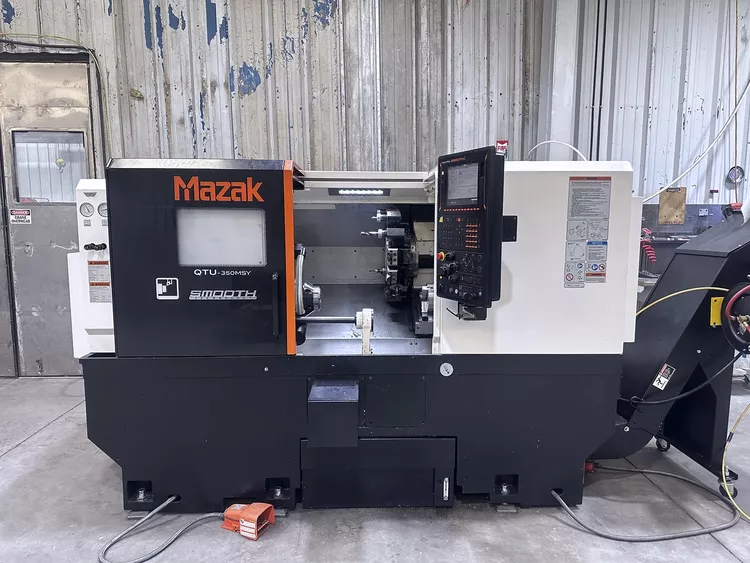 Mazak Mazatrol Smooth C 3500 RPM QTU 350 MSY 3 Axis