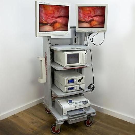 Stryker HD Laparoscopy Column With Two Flat Screens