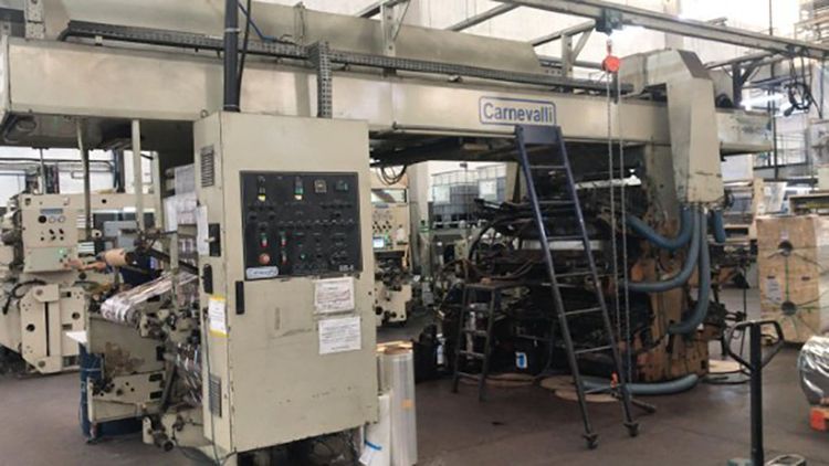Carnevalli Flexographic printing press 6 1200 mm
