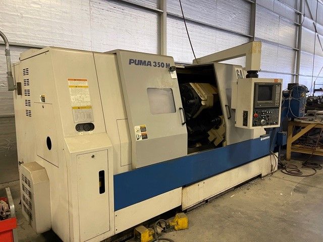 Daewoo Fanuc 18-T CNC Control 3000 RPM Puma 350MA CNC Lathe Turning Center with Live Milling 2 Axis