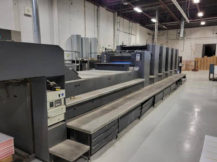 Heidelberg CD 102-5 LX-COATER--UV 5 72 x 102 cm