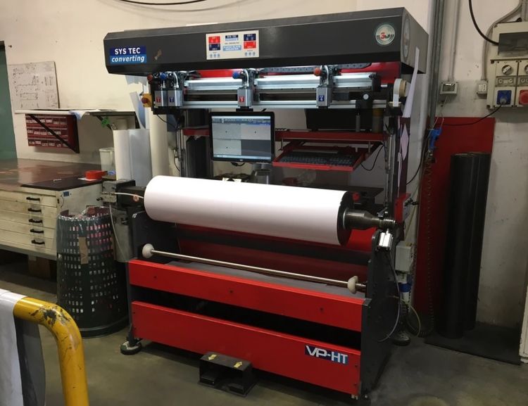 Systec PLATE MOUNTER FOR SLEEVES Mod. VP-HT  1200 mm, of 2008!