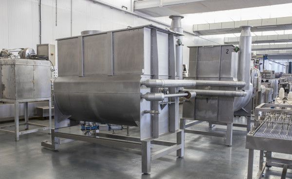 Double Bottom Cooker with Mixer