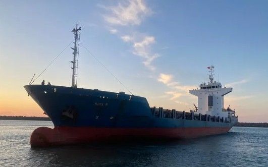 HANA H ABT 7600 DWT on 7.04 m draft