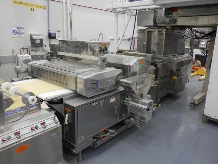 Rheon CWC Dough Feeder with SWC Cross Auction Roller