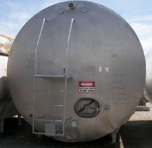 Mueller 6,500 Gallon Horizontal Coldwall Jacketed Tank Horizontal Coldwall Tank 6,500 Gallon