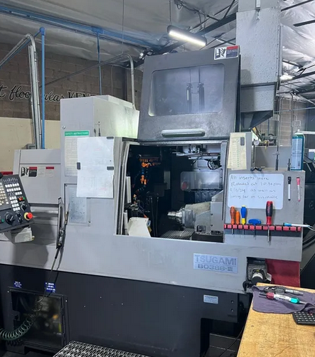 Tsugami Fanuc Series 32i-B CNC Control 6,000 rpm B0386-III 6 Axis