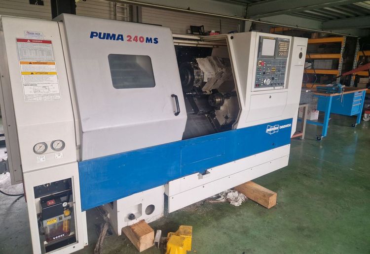 Doosan FANUC 18i numerical control 4500 rpm 240 MS twin-spindle lathe 2 Axis