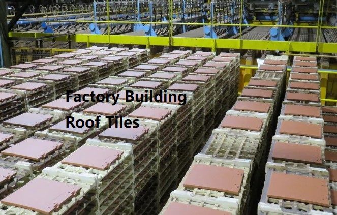 Canon Factory Building Roof Tiles