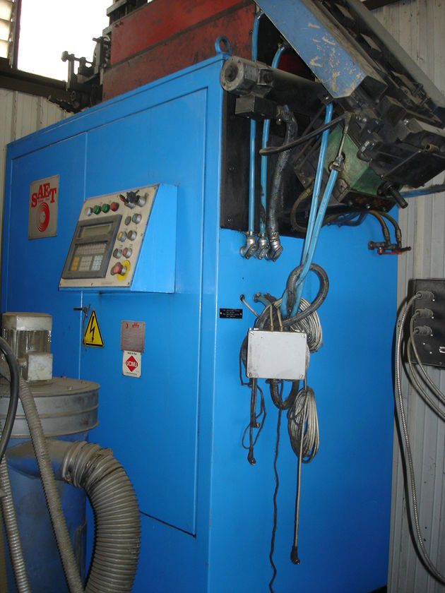 SAET KW 200 MOD. ISHP Induction billetslug heating furnace for