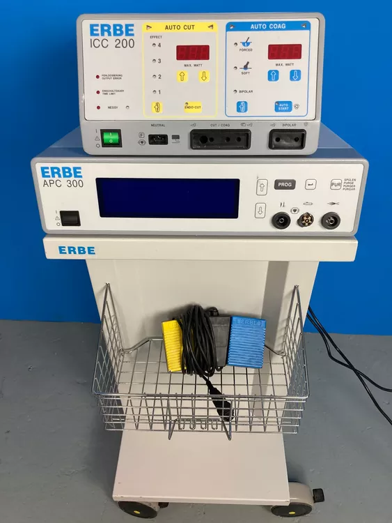Erbe ICC 200 With APC 300 Electrosurgical Unit