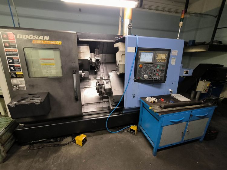 Doosan CNC CONTROL Variable Speed PUMA TT1800SY 2 Axis