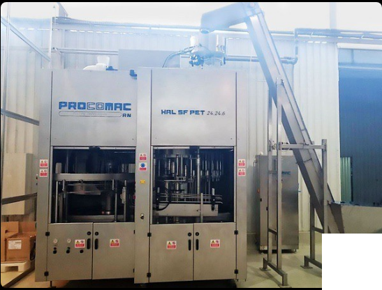 Procomac HAL SF PET 24.24.6 / 125.6, Volumetric Filling Machine