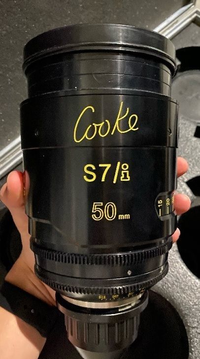 Cooke T2.0 s7I Full Frame Prime lenses