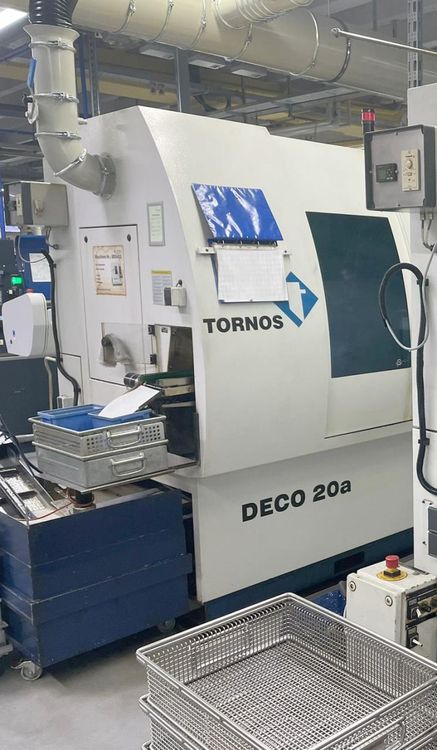 Tornos PNC DECO FANUC 8000 rpm DECO 2000/20a 2 Axis