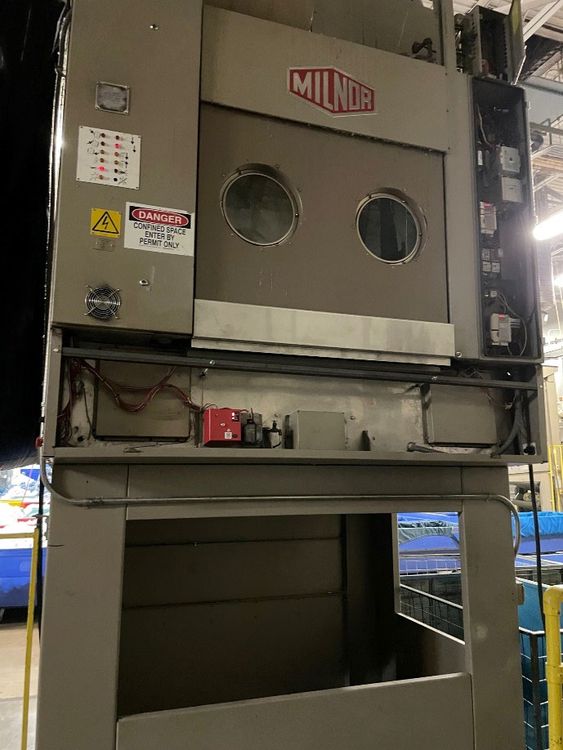 4 Milnor 6458TG1L, 300lb Gas Tunnel Dryer