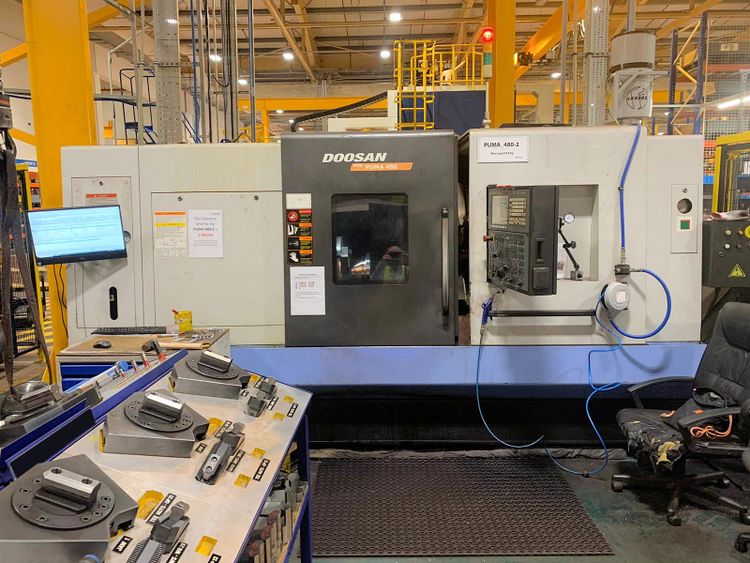 Doosan FANUC 1500 rpm Puma 480 2 Axis