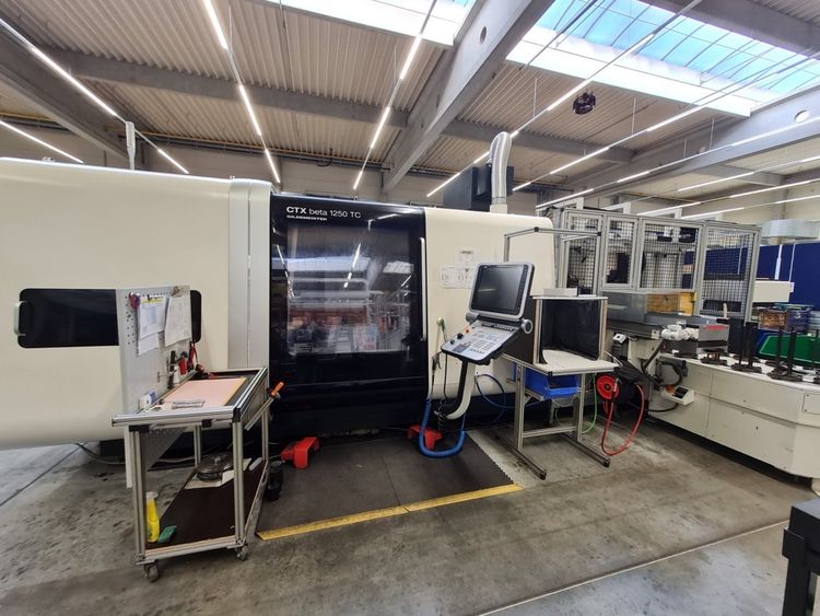 DMG Heidenhain iT Plus Variable Speed DMG-MORI CTX Beta 1250 TC 4A 2 Axis