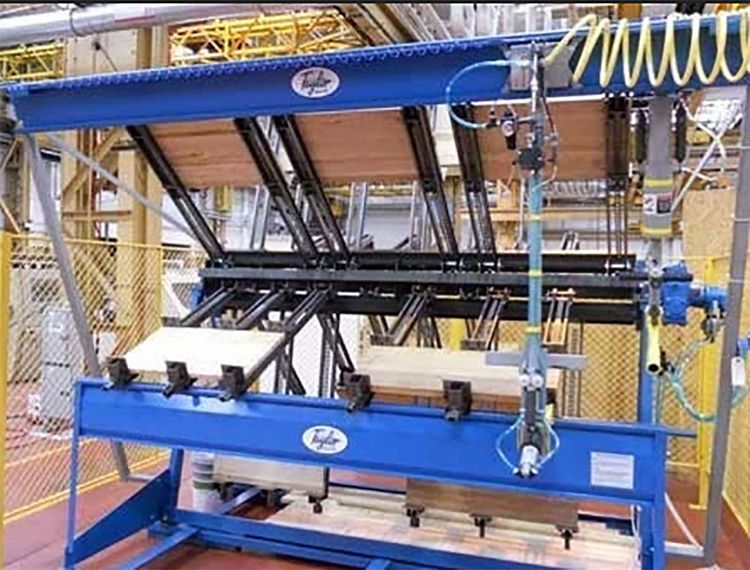 Taylor Rotary Clamp Carrier for Edge and Face Laminating