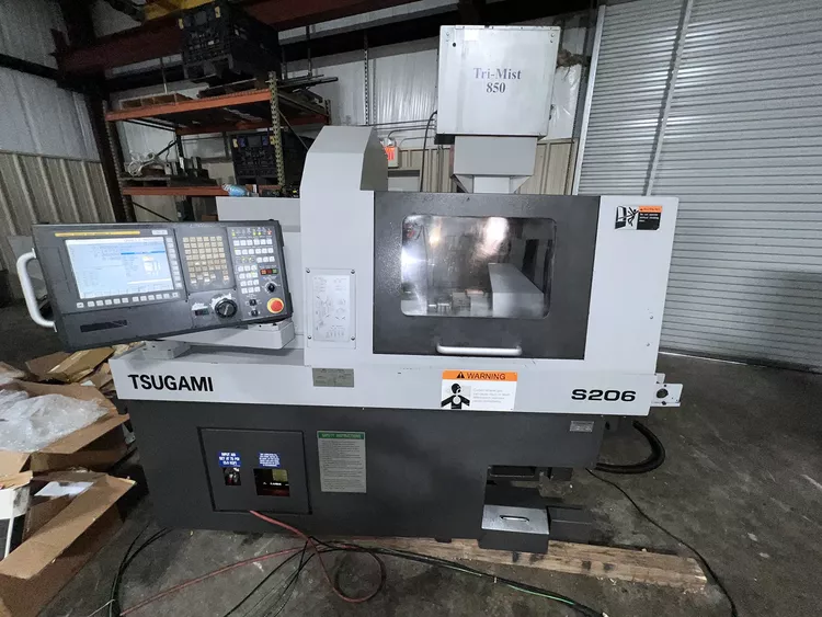 Tsugami Fanuc 32i-MB CNC Control 10000 RPM S206 6 Axis